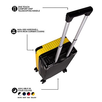 Michigan Wolverines Premium Hardside Carry-On Spinner Luggage