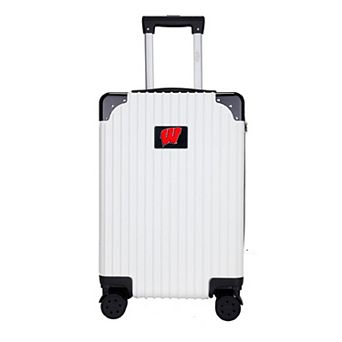 Wisconsin Badgers Premium Hardside Carry-On Spinner Luggage