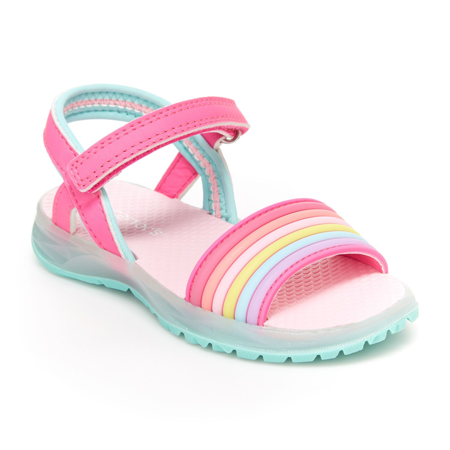carter's rainbow light up sandals