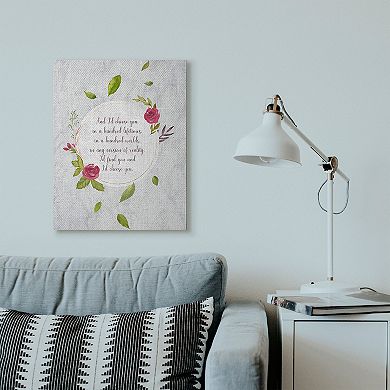 Stupell Home Decor "I'd Choose You" Watercolor Canvas Wall Art