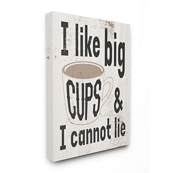Stupell Home Decor Big Cups Canvas Wall Art