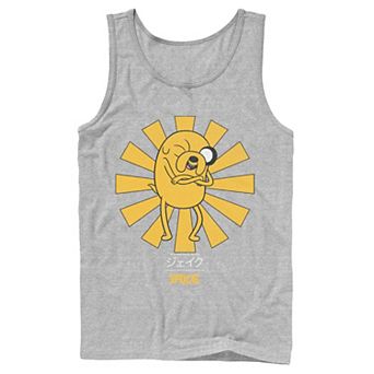Men's Adventure Time Jake The Dog Kanji Portrait Tank Top