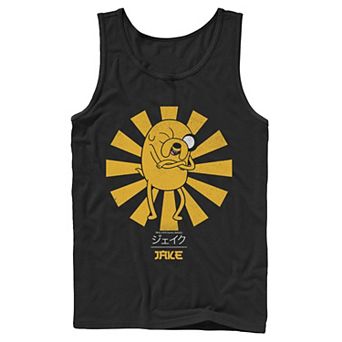 Men's Adventure Time Jake The Dog Kanji Portrait Tank Top