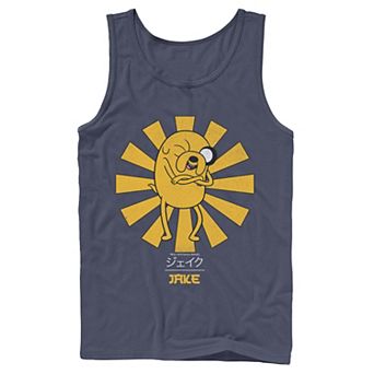 Men's Adventure Time Jake The Dog Kanji Portrait Tank Top
