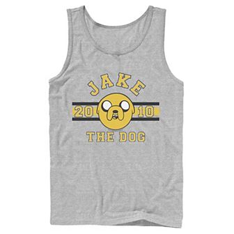 Men's Adventure time Jake The Dog 2010 Head Shot Graphic Tank Top