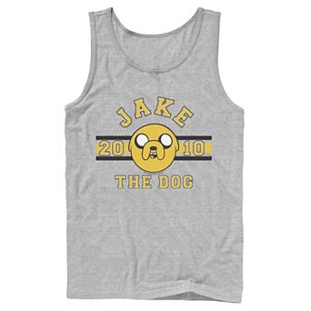 Men's Adventure time Jake The Dog 2010 Head Shot Graphic Tank Top