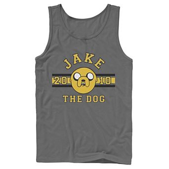 Men's Adventure time Jake The Dog 2010 Head Shot Graphic Tank Top