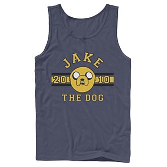 Men's Adventure time Jake The Dog 2010 Head Shot Graphic Tank Top