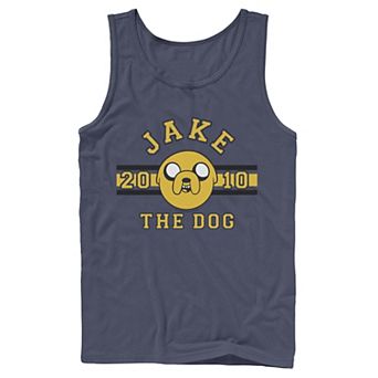 Men's Adventure time Jake The Dog 2010 Head Shot Graphic Tank Top