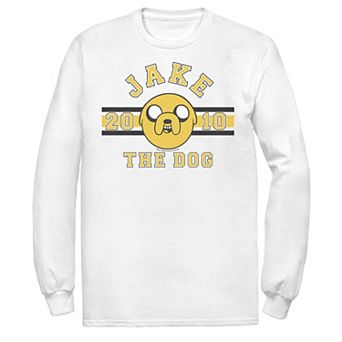 Men's Adventure time Jake The Dog 2010 Head Shot Long Sleeve Tee