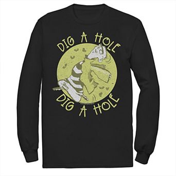 Men's CN Ed Edd N Eddy Dig A Hole Long Sleeve Tee