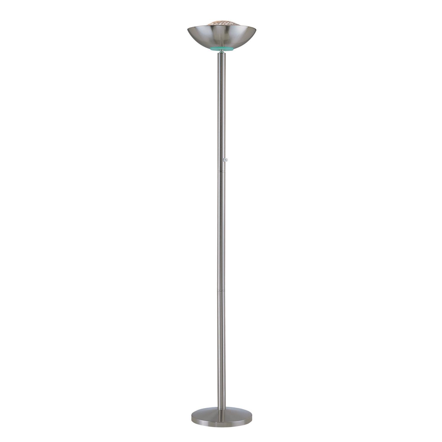 silver torchiere floor lamp