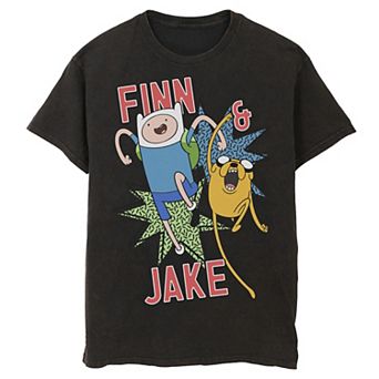 Men's Cartoon Network Adventure Time Finn & Jake Kapows Tee