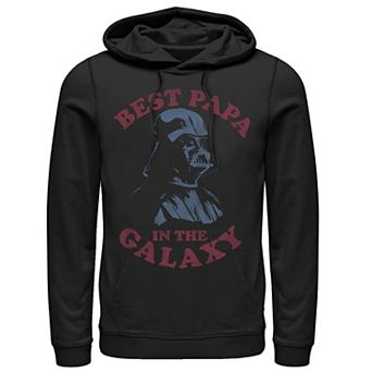 Men's Star Wars Darth Vader Retro Best Papa Graphic Hoodie