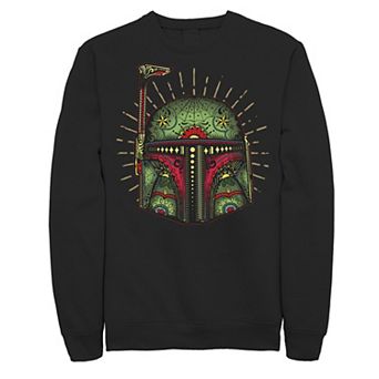 Men's Star Wars Boba Fett Sugar Skull Fleece