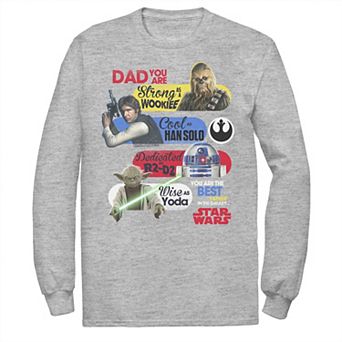 Men's Star Wars "Best Father In The Galaxy" Long Sleeve Tee