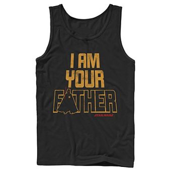 Men's Star Wars Vader I Am Your Father Silhouette Tank Top