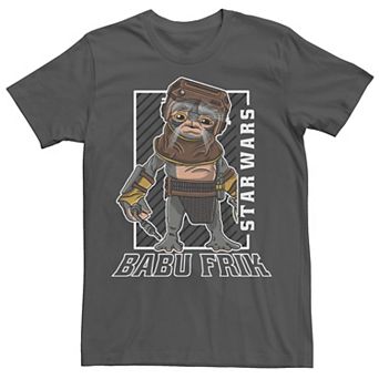 Men's Star Wars The Rise of Skywalker Babu Frik Portrait Tee