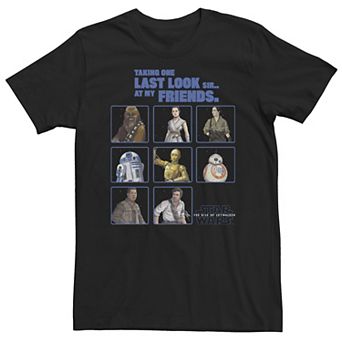 Men's Star Wars: The Rise Of Skywalker One Last Look Group Panels Tee