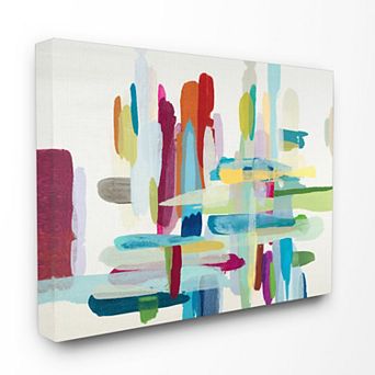 Stupell Home Decor 'Colorful Cross Hatch Abstraction' Wall Plaque Art