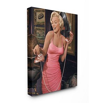 Stupell Home Decor Marilyn's Call Canvas Wall Art