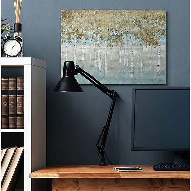 Stupell Home Decor 'Abstract Gold Tree Landscape' Painting Stretched Canvas Wall Art