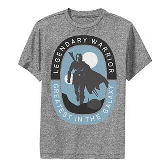 Boys 8-20 Star Wars The Mandalorian Legendary Warrior Performance Graphic Tee