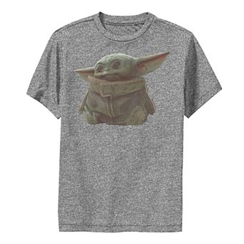 Boys 8-20 Star Wars The Mandalorian The Child aka Baby Yoda Portrait Performance Graphic Tee
