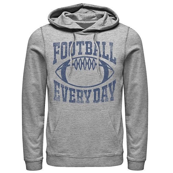 Men's Football Every Day Vintage Collegiate Navy Graphic Pullover Graphic  Hoodie
