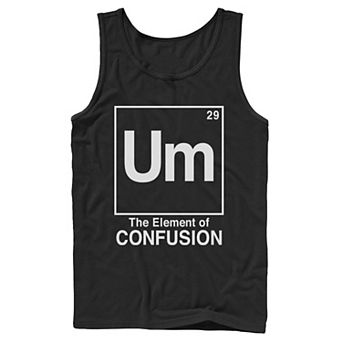 Men's Um The Element Of Confusion Tank Top