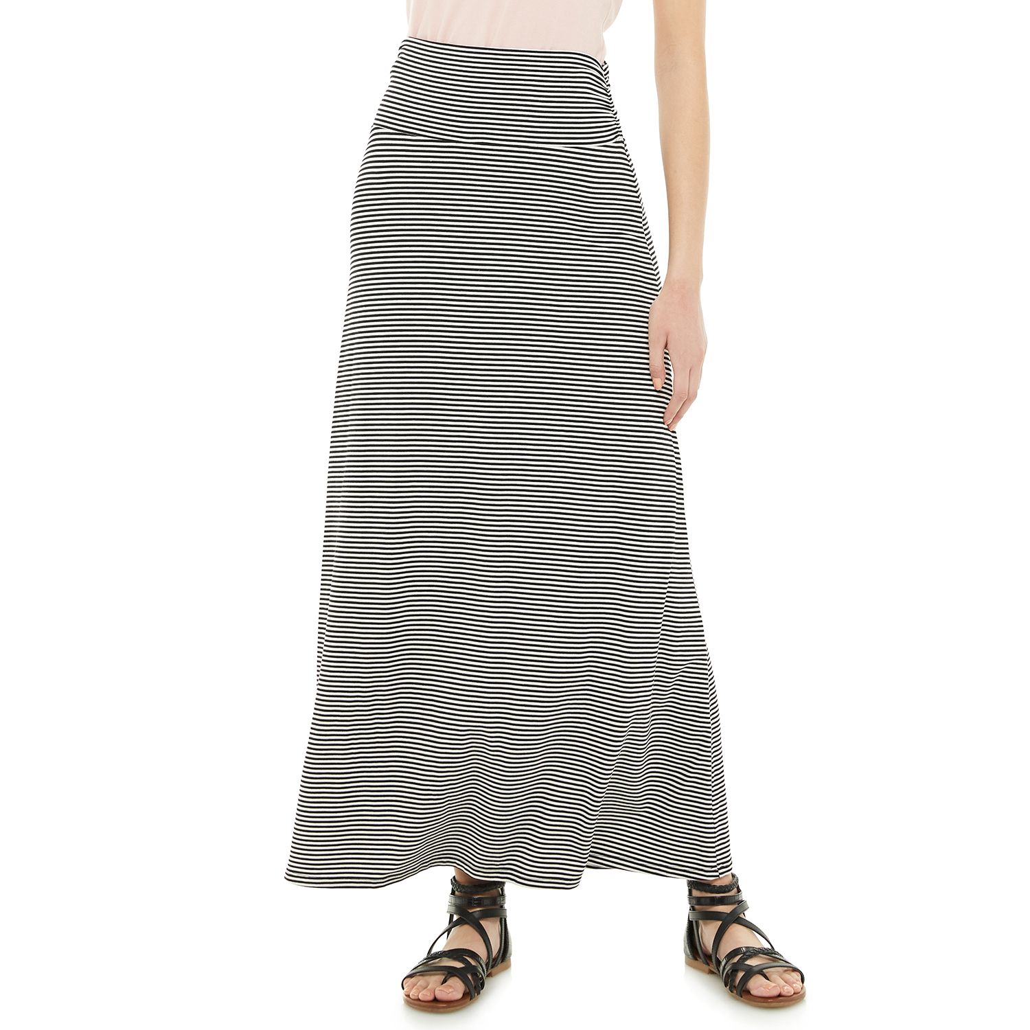 black maxi skirt kohls