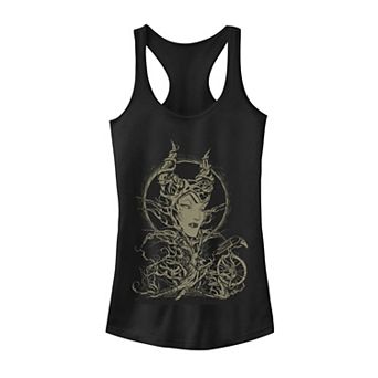 Juniors' Disney's Sleeping Beauty Maleficent Crow Branches Tank Top