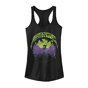 Juniors' Disney's Sleeping Beauty Maleficent Rock Theme Tank Top