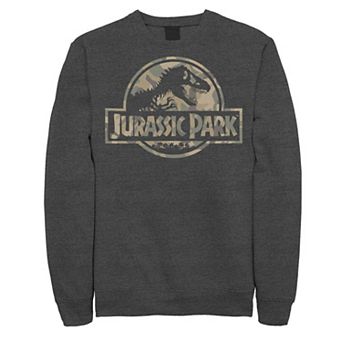 Men's Jurassic Park Logo Fleece Graphic Pullover