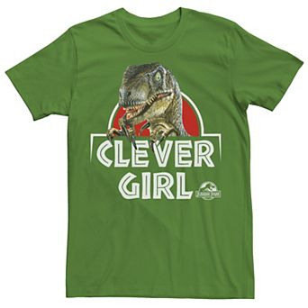 Men's Jurassic Park Velociraptor Real Clever Tee