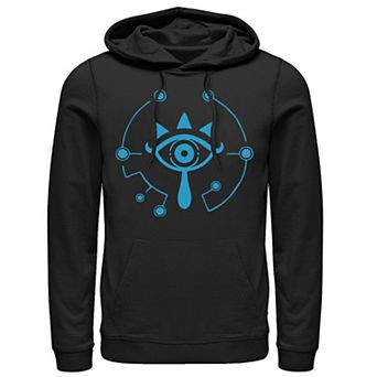 Men's Nintendo Zelda Breath of Wild Sheikah Logo Pullover Hoodie