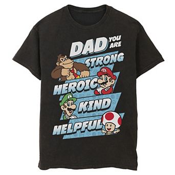 Men's Nintendo Super Mario Dad You Are Tee