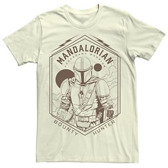 Men's Star Wars The Mandalorian Geometric Bounty Hunter Tee