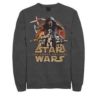 Men's Star Wars The Force Awakens Poster Pullover Sweatshirt