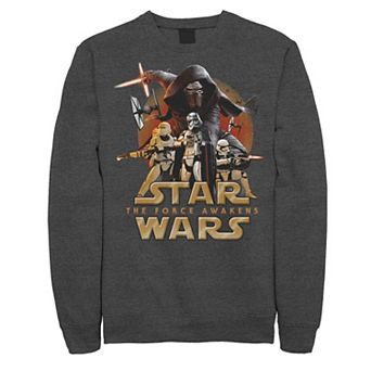 Men's Star Wars The Force Awakens Poster Pullover Sweatshirt