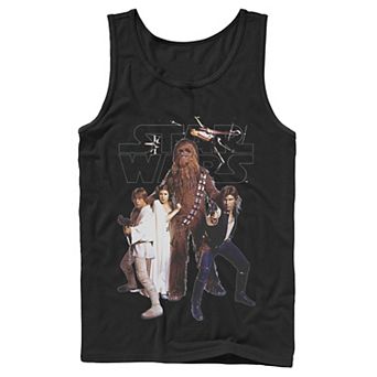 Men's Star Wars Hero Squad In Action Logo Tank Top