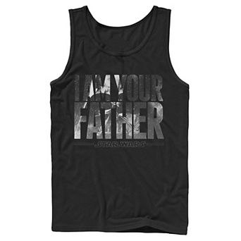 Men's Star Wars Darth Vader Space Father Tank Top
