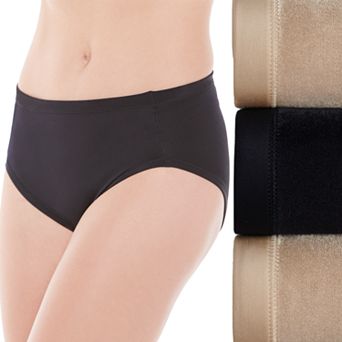 Women's Vanity Fair Lingerie® Body Caress 3-Pack Hi-Cut Panties 13437