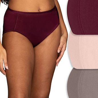Women's Vanity Fair Lingerie® Body Caress 3-Pack Hi-Cut Panties 13437