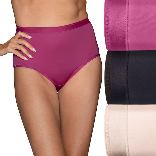 Balanced Tech Women's 3 Pack Seamless Low-Rise Bikini Panties