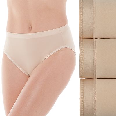 Culotte Invisible Vanity Fair Taille 42 - Noisette, Coton Confort