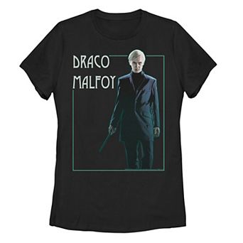 Juniors' Harry Potter Draco Malfoy Simple Framed Portrait Tee