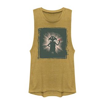 Juniors' Harry Potter Dobby Magical Snap Silhouette Muscle Tank Top