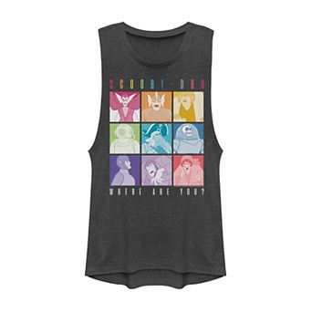 Juniors' Scooby-Doo Where Are You Monster Mashup Muscle Tank Top