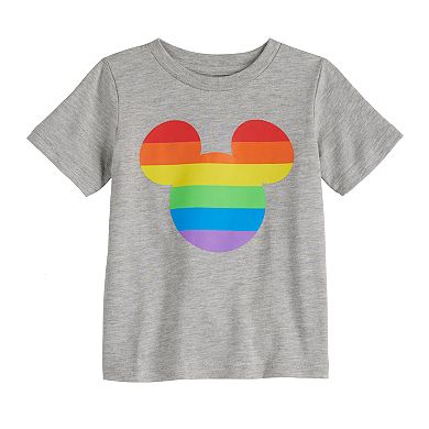Disney Mickey Mouse Baby Rainbow Pride Graphic Tee by Family Fun™